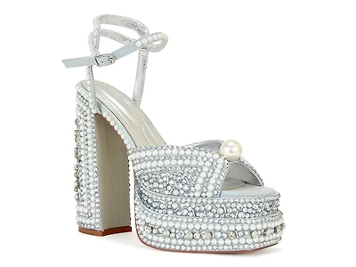 Something Blue Platform Sandal