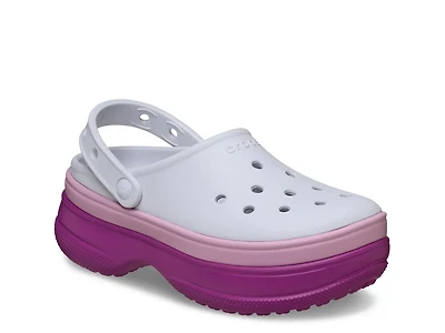 Classic Stacked Platform Clog