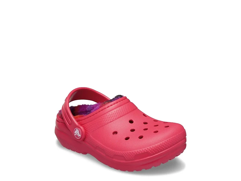 Classic Lined Bold Check Clog - Kids'