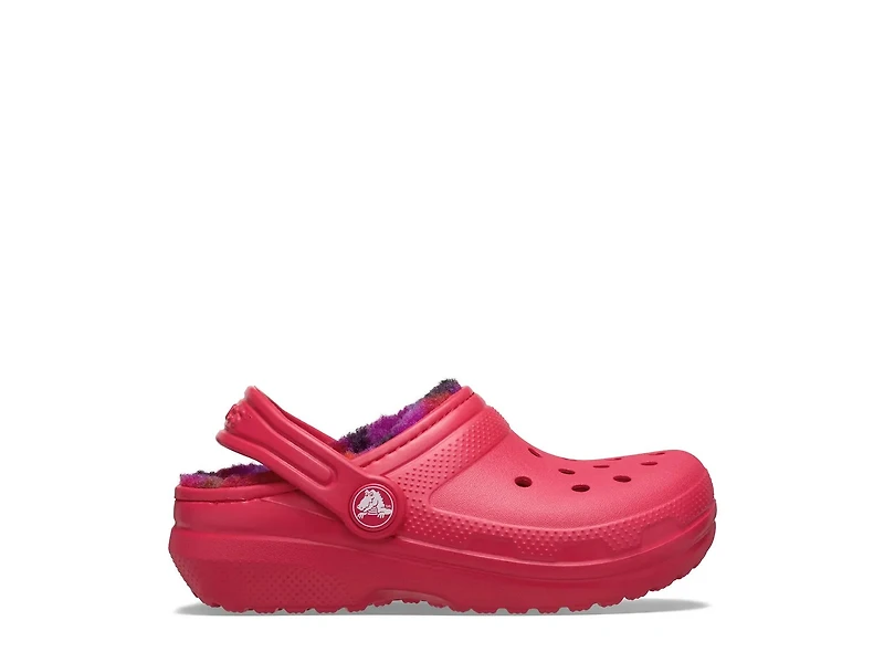 Classic Lined Bold Check Clog - Kids'