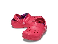 Classic Lined Bold Check Clog - Kids'