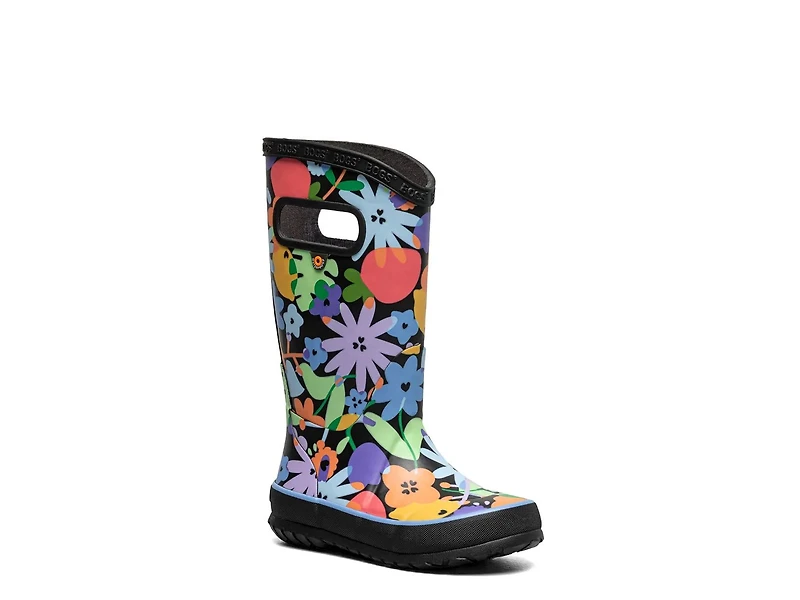 Overlap Flowers Rain Boot - Kids'