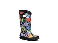 Overlap Flowers Rain Boot - Kids'