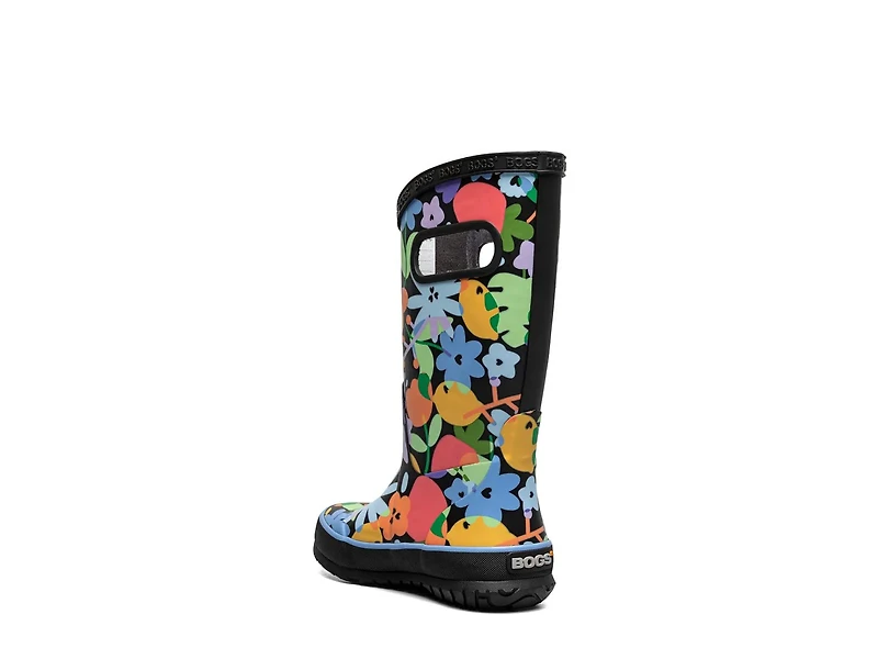 Overlap Flowers Rain Boot - Kids'