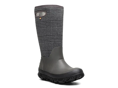 Whiteout Plaid Boot