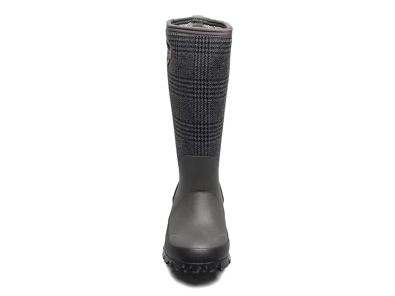 Whiteout Plaid Boot