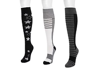 Cotton Women's Compression Knee Socks