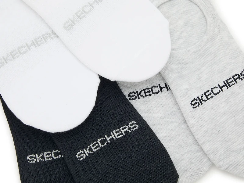 Terry Quarter Crew Women's No Show Socks - 6 Pack