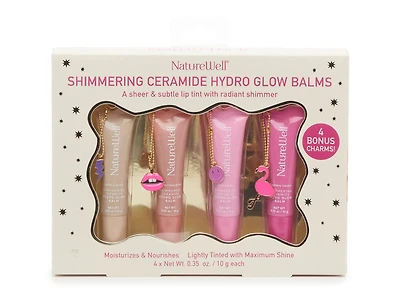 Shimmering Ceramide Hydro Glow Lip Balm - 4 Pack