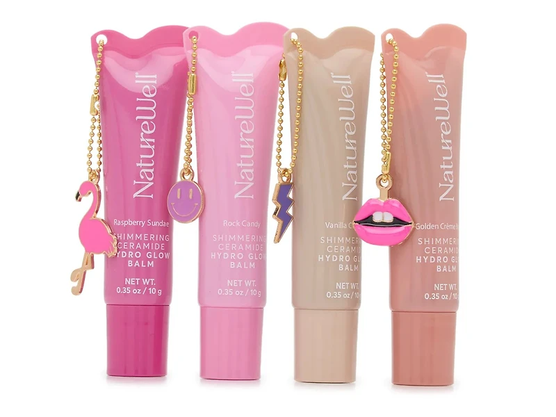 Shimmering Ceramide Hydro Glow Lip Balm - 4 Pack