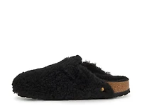Boston Big Buckle Shearling Clog - Women's