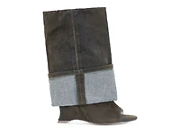 Tin Foldover Bootie
