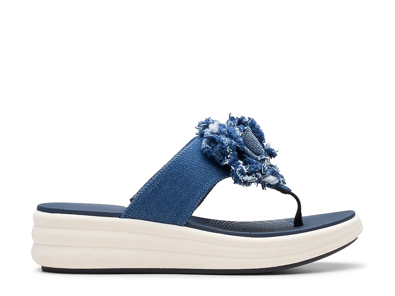 Cloudsteppers Drift Rose Wedge Sandal