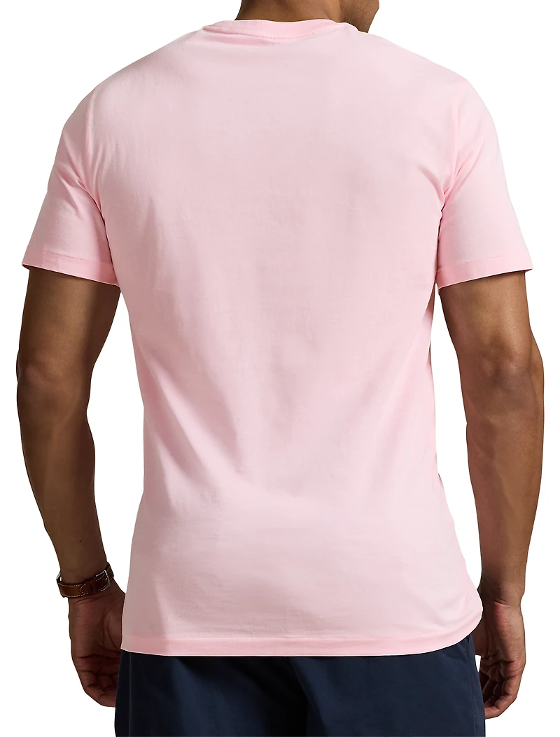 Classic Fit Jersey Crewneck Pocket Tee