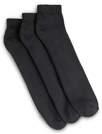 Harbor Bay 3-pk Continuous Comfort Low Cut Socks
