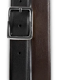 Reversible Leather Dress Belt