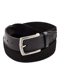 Stretch Braided Leather Belt