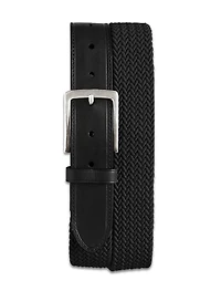 Stretch Braided Leather Belt