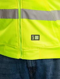 Hi Visibility Class 3 Thermal-Lined Hooded Sweatshirt