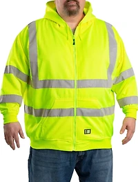 Hi Visibility Class 3 Thermal-Lined Hooded Sweatshirt