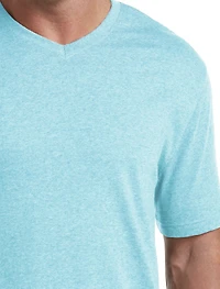 Moisture-Wicking Jersey V-Neck T-Shirt