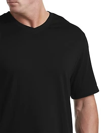 Moisture-Wicking Jersey V-Neck T-Shirt