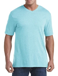 Moisture-Wicking Jersey V-Neck T-Shirt