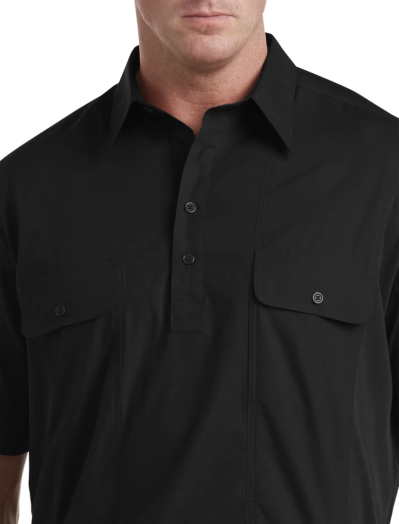 Banded-Hem Polo Shirt