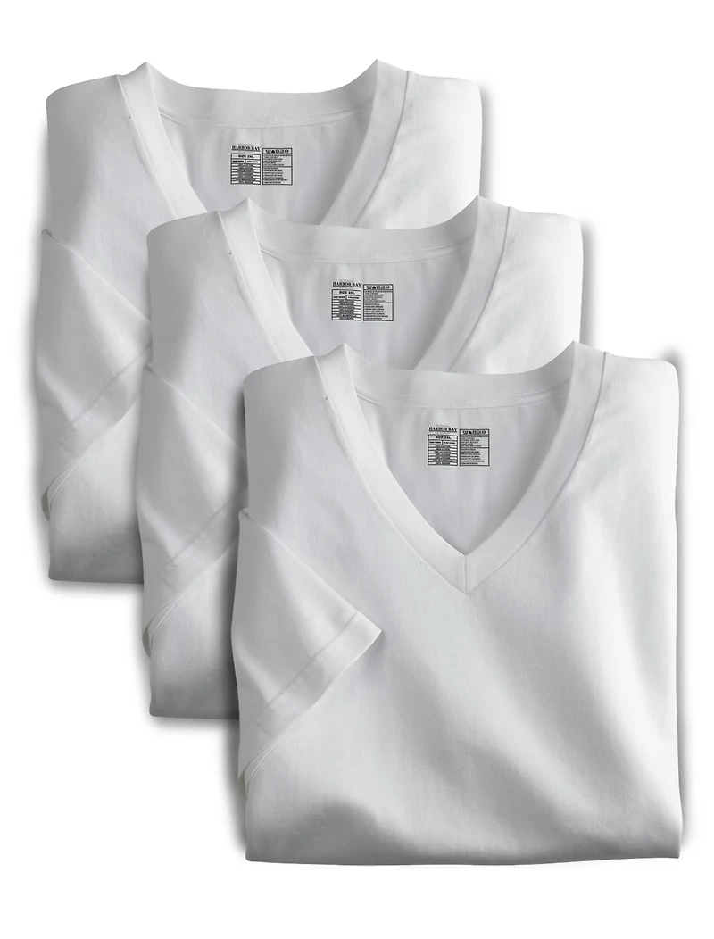 3-pk V-Neck T-Shirts