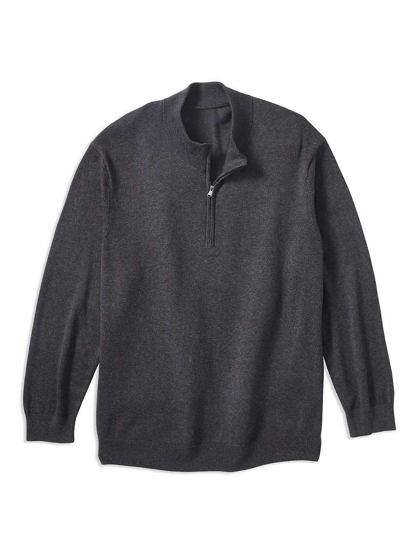 1/4-Zip Pullover Sweater