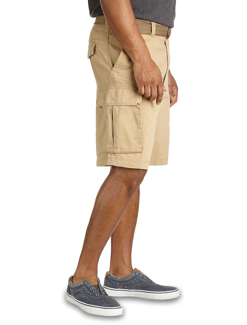 Relaxed-Fit Twill Cargo Shorts