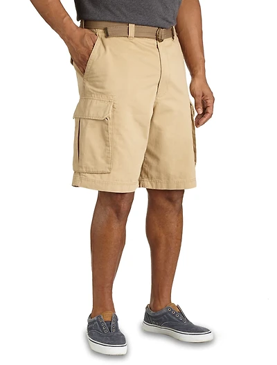 Relaxed-Fit Twill Cargo Shorts