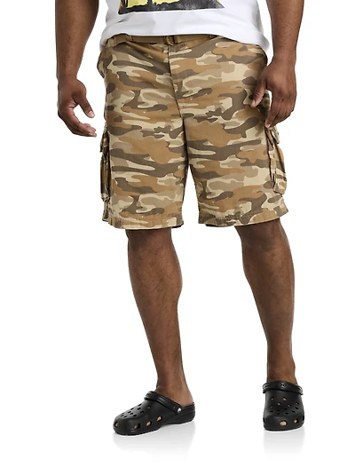 Relaxed-Fit Twill Cargo Shorts
