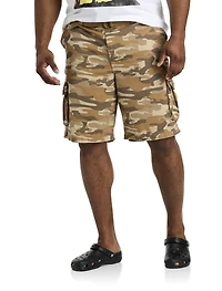 Relaxed-Fit Twill Cargo Shorts