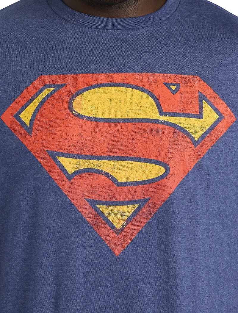 Classic Superman Logo Graphic Tee
