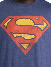 Classic Superman Logo Graphic Tee