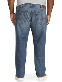 Relaxed Straight-Leg Stretch Jeans