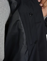 Paris Water Resistant Hooded Overcoat