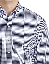 Stretch Gingham Sport Shirt