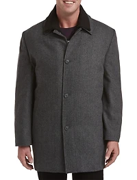 Herringbone Zale Overcoat