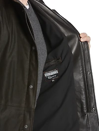 Distressed Button Coat