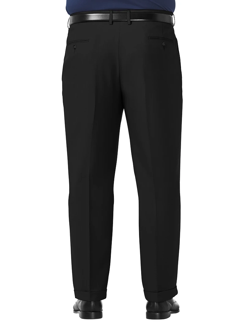 Premium Comfort 4-Way Stretch Pleated Dress Pants