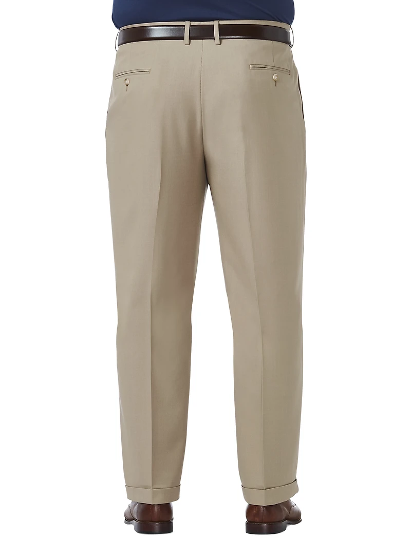 Premium Comfort 4-Way Stretch Pleated Dress Pants