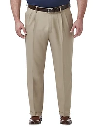 Premium Comfort 4-Way Stretch Pleated Dress Pants