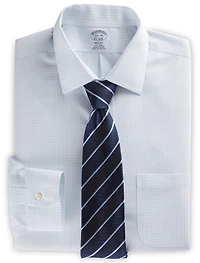 Checkered Graph Dress Shirt