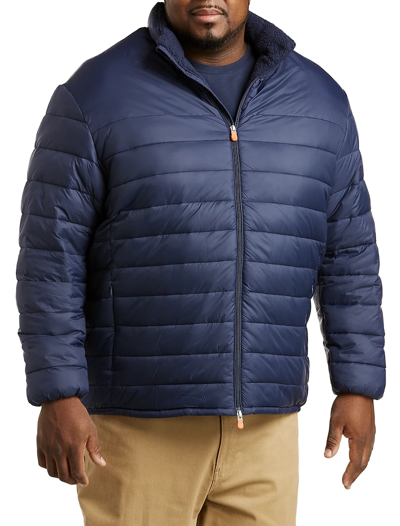 Faux Sherpa-Lined Jacket