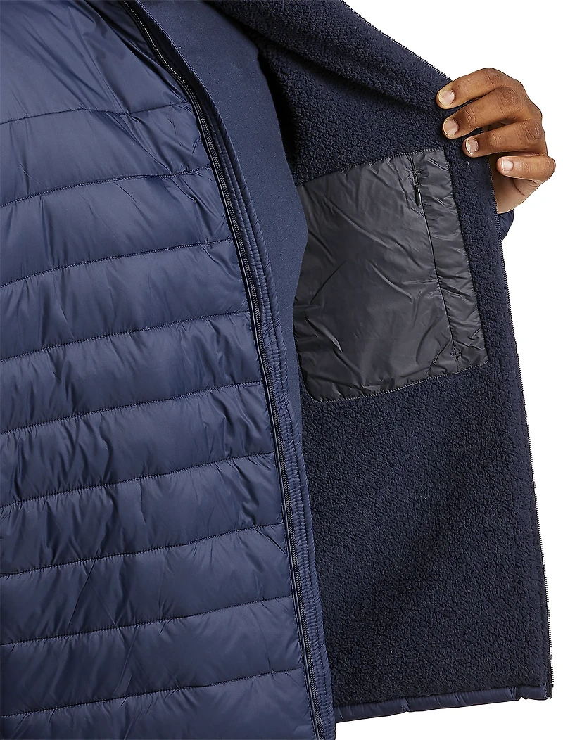 Faux Sherpa-Lined Jacket