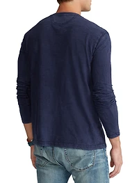 Slub Jersey Henley Shirt