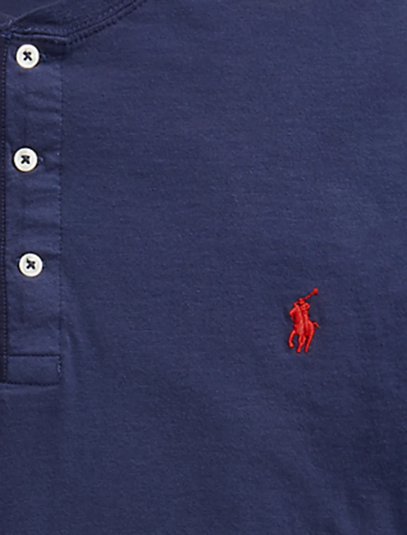 Slub Jersey Henley Shirt