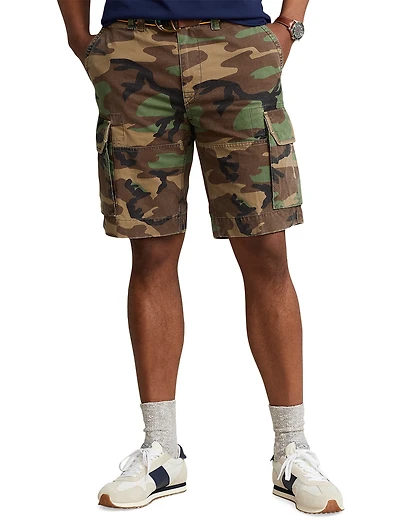 Classic-Fit Camo Chino Cargo Shorts